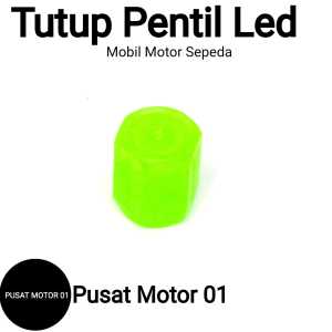 Tutup Pentil Ban Motor Mobil Sepeda Led Logo Glow In The Dark Luminous Valve