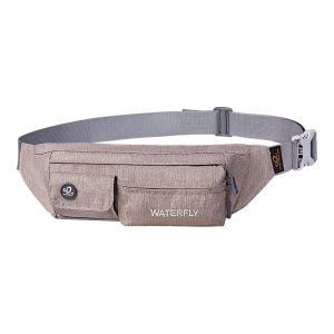 WATERFLY Túi đeo thắt lưng Gói Mỏng Chống Nước Túi Đeo Hông Du Lịch Túi Đeo Hông Với 4 Túi Túi đeo thắt lưng túi chạy Cho Phụ Nữ Người Đàn Ông Đi Du Lịch Đi Xe Đạp đi bộ đường dài cắm trại