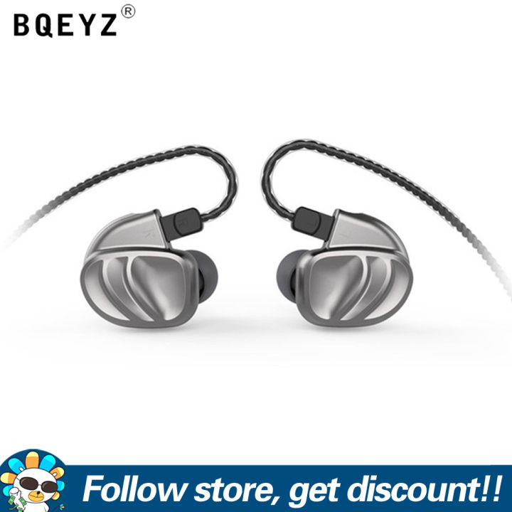 BQEYZ KC2 Earphone 2DD 2BA HIFI Bass DJ Monitors Running Sports