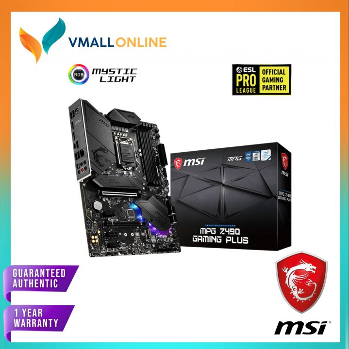 MSI MPG Z490 GAMING Plus Motherboard for Intel 10th Gen