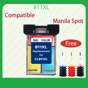 810XL 811XL PG810 CL811 PG 810 CL 811 XL PG-810 CL-811 Color Remanufacture Ink Cartridge for Canon Pixma MP245/258/268 Printer