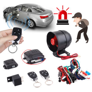 Programmable Keyless Entry Car Alarm with Dual Remote Controls for Ultimate Vehicle Protection
