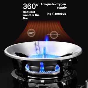 Ourunzhe phổ bếp ga Windproof tiết kiệm năng lượng bìa cho hiệu quả nấu ăn