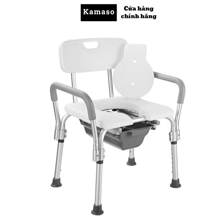 Ghế tắm cho người già kiêm bô Kamaso đa năng tiện lợi điều chỉnh độ cao ...