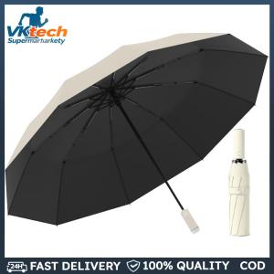 Waterproof Fully Automatic Umbrella with 16 Ribs Windproof Design for Sun and Rain Protection in Compact Size