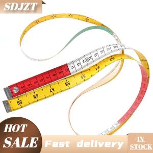 SDJZT 60in สายวัดขนาด150ซม. เครื่องมือตัดเย็บเทปแบนเครื่องมือวัดขนาดตัว