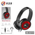 V2S SE5777 Foldable Adjustable Wired Stereo Headphone. 