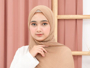 Pashmina Full Plisket Bahan BabyDoll Ceruty PREMIUM