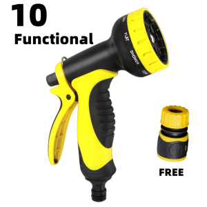 water hose 10M-30M Garden Hose PVC Water Pipe Car Wash Irrigation Hose  Braided Rubber Garden Pipe Watering Tubing Water nozzle head