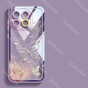 IQOO NEO 10 Butterfly Jelly เคสใสเกราะนิ่มกันกระแทกเคสมีช่องใสหนา