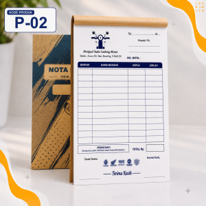 Nota Bengkel  Motor | Servis | Siap Kirim | Grosir  |  Murah  |  1 & 2 ply |  Percetakan  Narendra