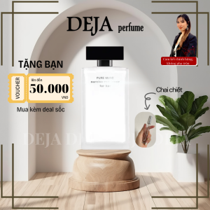 (10ml) Nước hoa chiết Pure Musc EDP dùng thử cho nữ (Nars Trắng) | Narciso Rodriguez | Hương xạ hương trắng thanh khiết sang trọng | DEJA perfume