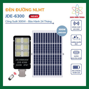 Đèn Đường Năng Lượng Mặt Trời JINDIAN 300W JD-6300