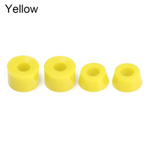 FLORI 4pcs 11 Colors Dancing PU Cushion Scooter Parts Longboard Skateboard Accessories Bushing Truck Wheels Axle Bushings
