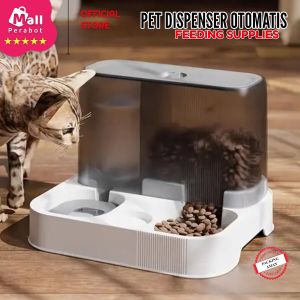 Mall Perabot Pets | Pet Feeder Otomatis 2 in 1 | Tempat Makan Anjing Kucing Dispenser Minum Hewan Makan Automatic