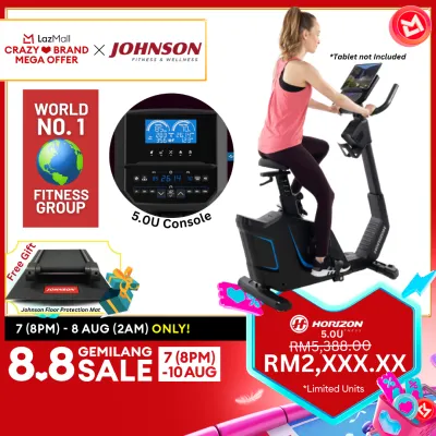 Johnson Fitness Horizon 5.0U Upright Bike