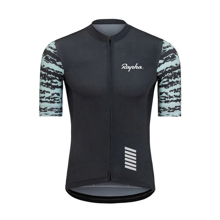 RAPHA Summer Cycling Jerseys 2024 MTB Bike Riding Shirts Short Sleeve ...