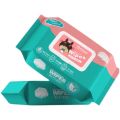 Baby Wipes ทิชชู่เปียกทำความสะอาดสำหรับเด็ก ทำความสะอาดหน้าได้ 1ห่อ มี80แผ่น 【มีสินค้าพร้อมส่ง ราคาถูก】. 