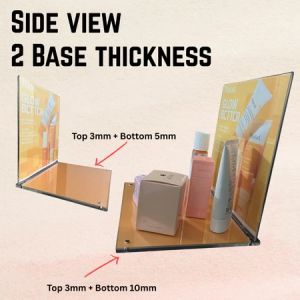 Acrylic POP Display Cosmetic Hospot Counter Display Make Up Skin Care Brand