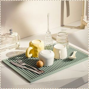 Water Filter Coaster Dishwasher Safe Coasters Soft Fit Rounded and not Easily Scratched Granular Encryption