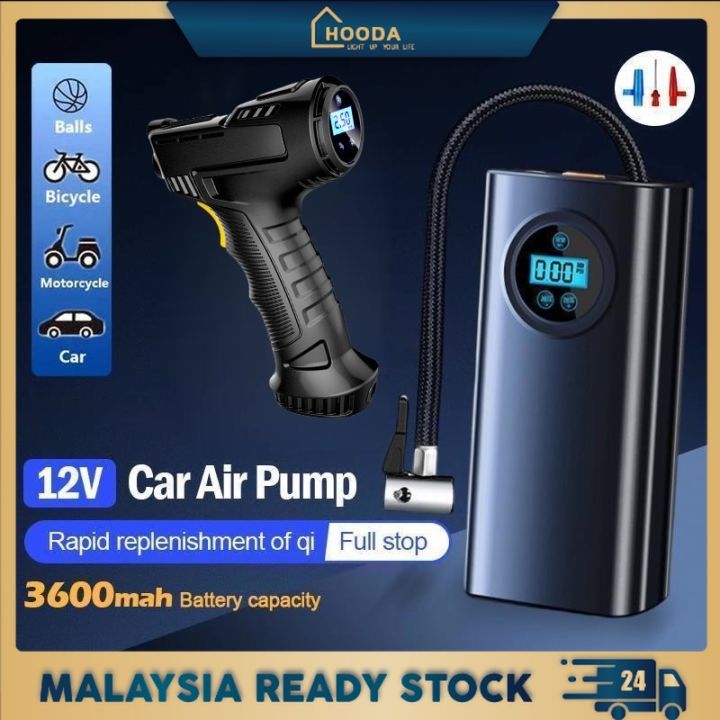 Wireless Electric Car Pump Tyre Air Pump Tayar Tyre Pump Portable Pump