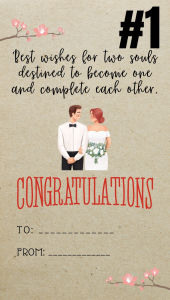 Customized Money Envelope for Wedding 100 PCS