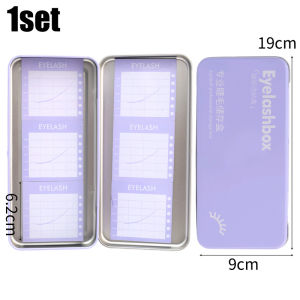 【Perfect Sunfeel】Single Layer Lash Extension Display Box Pallet Storage Box For Individual Suspended Magnetic Sheets Eyelash Protection Box