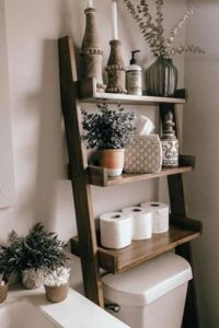 wooden bathroom ladder shelves bathroom display organizer bathroom accessories display rack bathroom shelving bathroom counter storage holders tissue holders tower organizer bathroom accessories