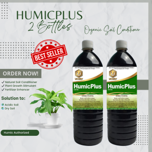(BUY 2 BOTTLES) HumicPlus Soil Conditioner "Pampalago at Pampataba ng Halaman" 500ML