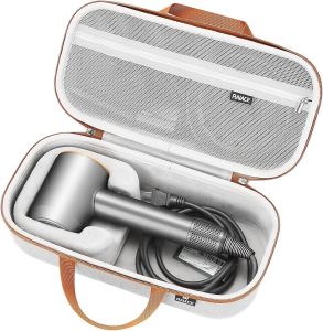 RAIACE Hard Storage Case Compatible with Hair Dryer Travel Carrying Bag. (for sale is case only). - Black(Black Lining)