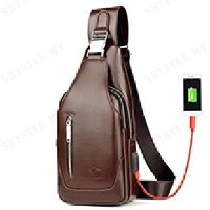 New Mens Messenger Bag High-grade Multifunctional Waterproof Bag Large Capacity Chest Bag One bag in hand travel as you like Go out and release your hands and record the beautiful scenery