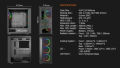 Casing PC VenomRX Drogon Max ATX + 4Fan ARGB. 