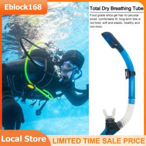 【New Arrival】Diving Snorkel Full Dry Underwater Breathing Tube Silicone Snorkeling Gear