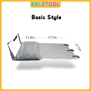 Kids Inflatable Airplane Bed Toddler Travel Mattress Seat Extender Portable Baby Travel Bed with Safety Belt Pump and Carry Bag