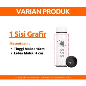 Tumbler Custom LED GLOSSY Stainless Steel FREE Custom Nama Logo Grafir Laser Vacuum