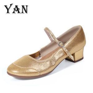 Sepatu Dansa Latin/ Line Dance Heels 4cm Sepatu Dance Wanita Terbaru