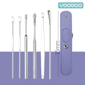 korek kuping 6pcs set/ Pembersih telinga / ear wax picker