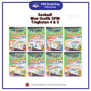 【PME Bookshop】 (2025 Buku Rujukan) Sasbadi: Wow Grafik UASA & SPM KSSM Tingkatan 1 2 3 4 5