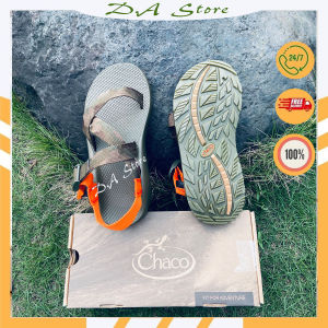 Giày dép sandal Chaco mẫu RẰN RI QUAI CAM đế QUẾ thơm xăng đan nam nữ full size 38-43