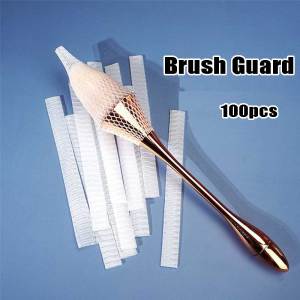 100Pcs Makeup Brush Guard / Makeup Brush Protector / Makeup Brush Sheath Net