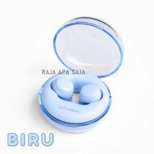 Headset Bluetooth TWS Vivan Noise Cancellation ENC Earbuds Earphone Wireless Full Bass Space Mini