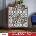 Siam Niyom สยามนิยม วอลเปเปอร์ติดผนัง ลายกระเบื้องโบฮีเมียน วอลเปเปอร์ วอลเปเปอร์ผนัง วอลเปเปอร์ ติดผนัง วอลเปเปอร์ห้อง wallpaper sticker. 