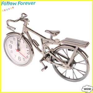 【Follow】【New Arrived】 COD นาฬิกาตั้งโต๊ะรูปทรงจักรยานสไตล์อาหรับวินเทจใช้เป็นของขวัญสำหรับตกแต่งบ้าน