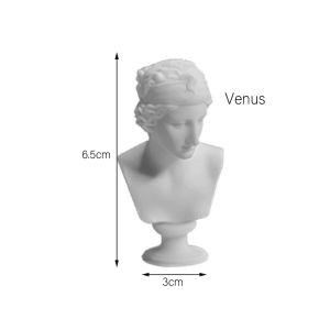 Mini Figurine Drawing Practice Celebrities Home Decor Gypsum Bust Portraits Greek Mythology Famous Sculpture Plaster Statue