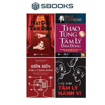 Combo 4 Cuốn Sách: Mặt Dày Tâm Đen + Thao Túng Tâm Lý Đám Đông + Diễn Biến Tâm Lý Đám Đông + Diễn Biến Tâm Lý Hành Vi - SBOOKS