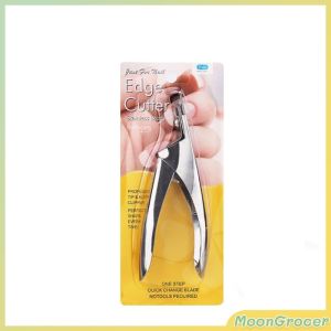 M.Grocer. Nail Art Edge Cutter UV Acrylic False Nail Clipper Stainless Manicure Scissors Trimmer Tools