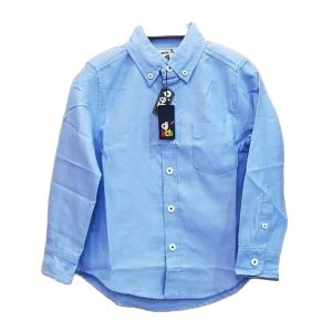 AMANAH Kemeja Anak Laki Laki Lengan Panjang Kemeja Polos Anak Laki Laki Kemeja Panjang Anak Laki Laki