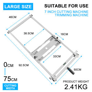 Stainless Cutting Guide Jig for Circular Saw Cutter Router Multifunctional Board Frame for Woodworking Masonry Power Tools