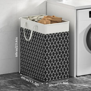 Yo-Fun 2pcs Rectangular Dirty Clothes Baskets Toys Organizer Laundry Hamper for Bedroom Bathroom Hotel Dorm