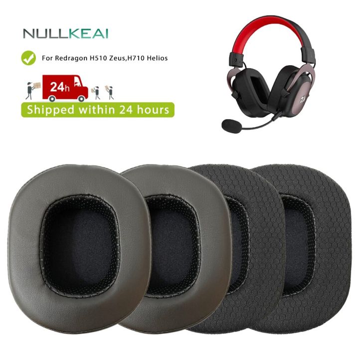 Replacement Earpads For Redragon H510 Zeush710 Helios Headphones Leather Earmuff Ear Cover 1244